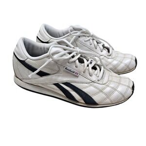 Reebok Women's White Classic Retro Leather Low Top Sneakers Athletic‎ Shoes 8